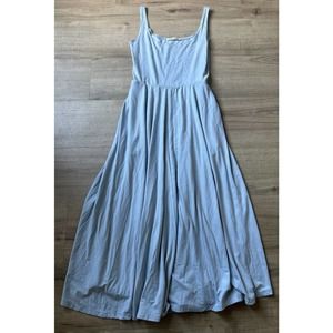 Reformation Jeans Womens Sleeveless Asymmetrical Dresses Dark Green Size M